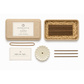 Second Wind box contents: 100 incense sticks, ceramic chrysanthemum holder, ritual card (concept preview)